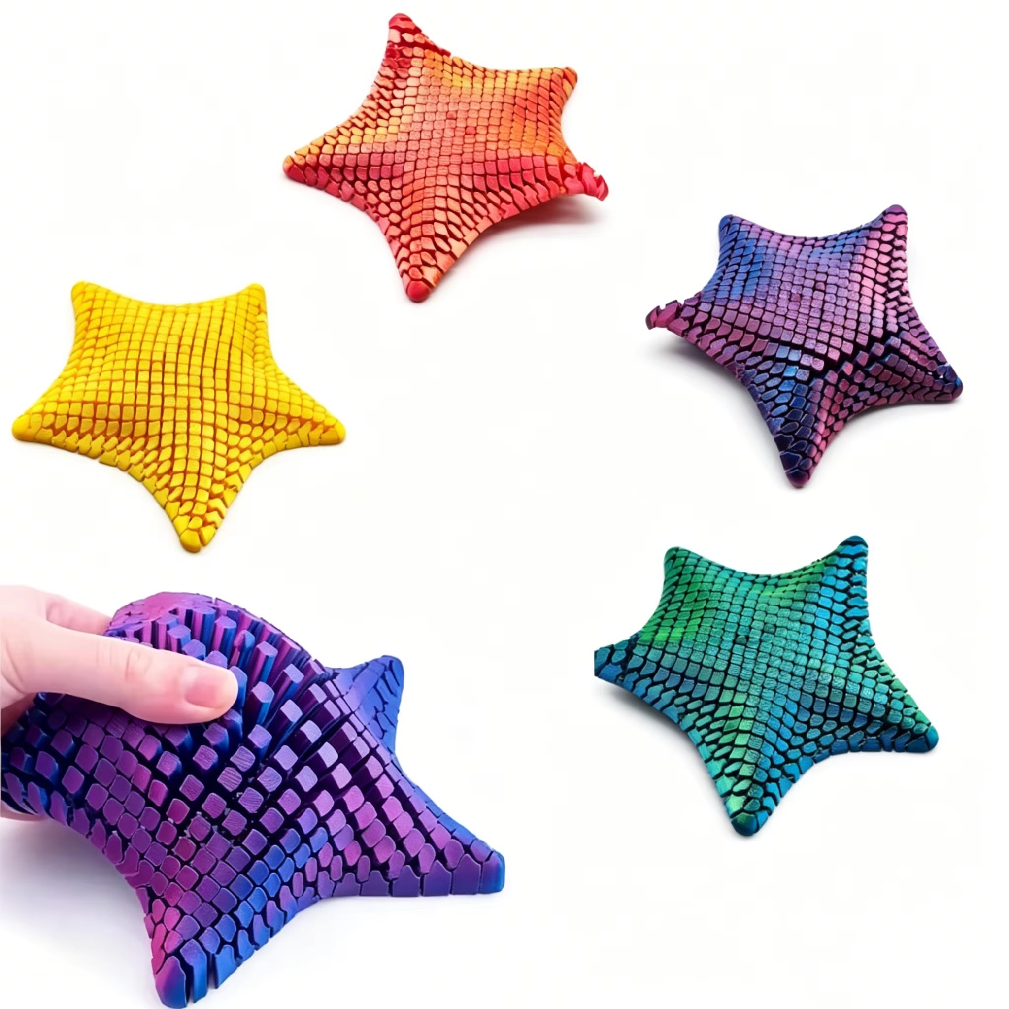 3D Printing Joint - 3D Printed Articulated Starfish Flexible Joint