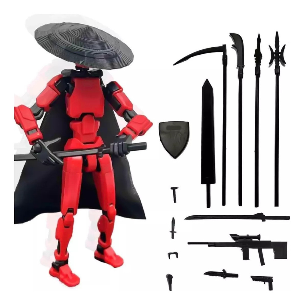 3D Printing Titanium - NEW 3D Articulated Figures Action Figure