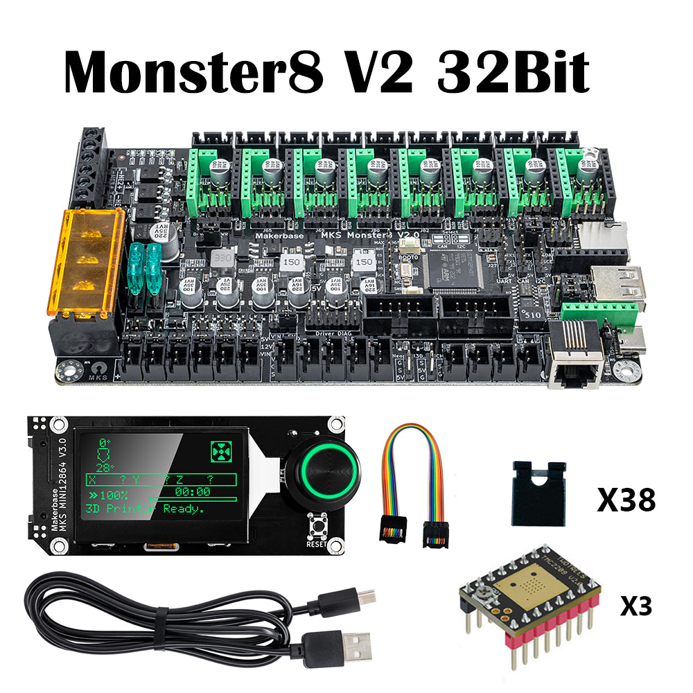 3D Printing Table - Makerbase MKS Monster8 V2 32Bit 168Mhz