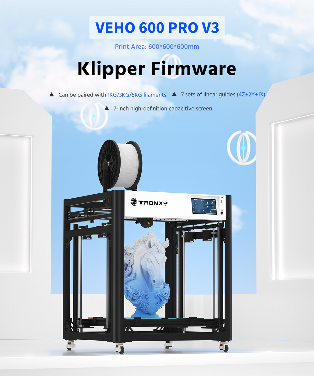 3D Printing X Y Z Axis - Tronxy VEHO-600 / PRO V3 Large