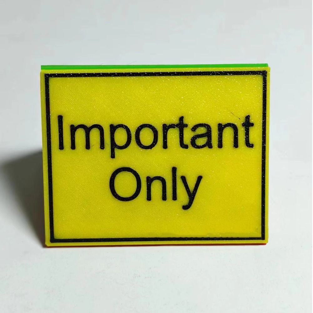 3D Printing Table - 3-Sided Do Not Disturb Table Sign