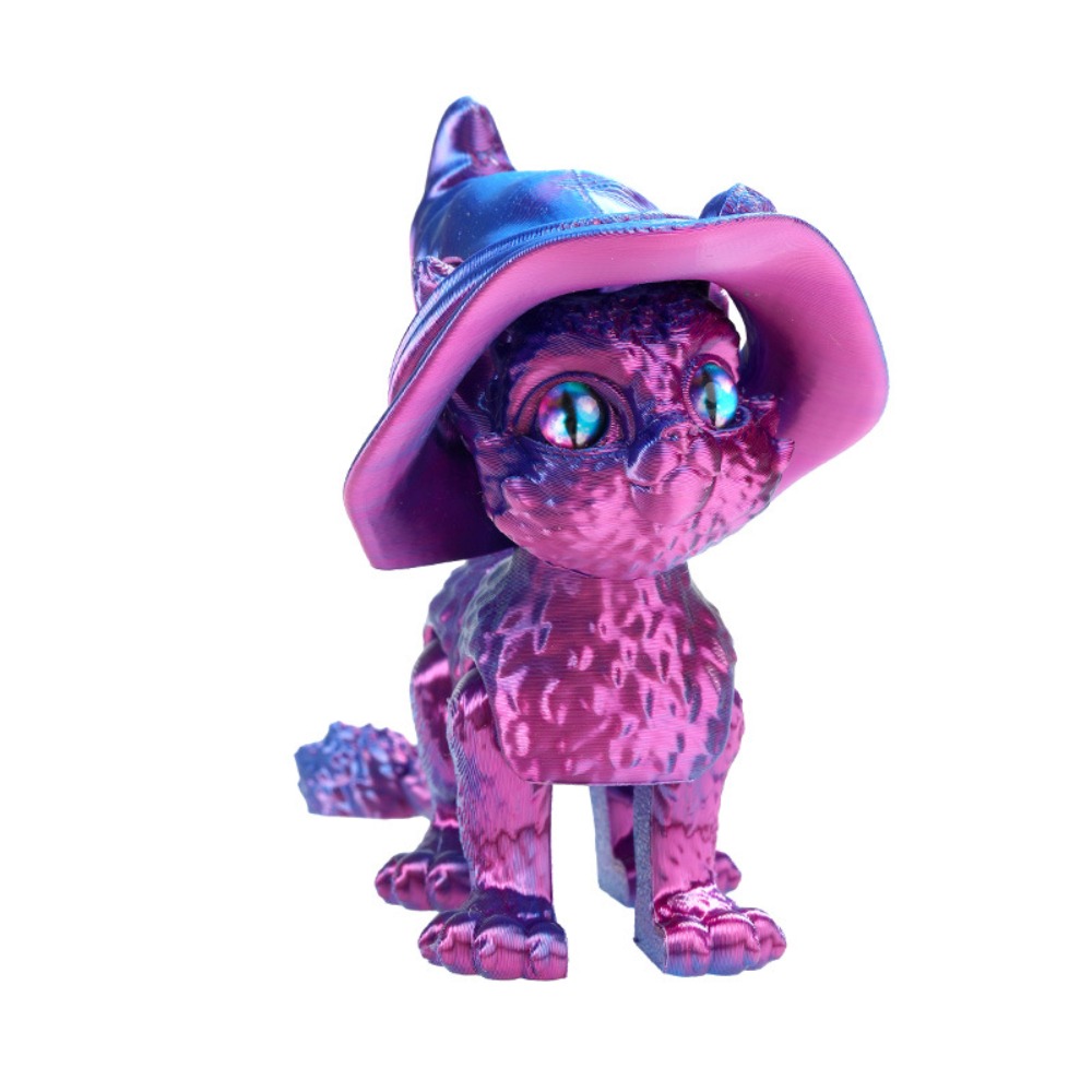 3D Printing Material - Big Eyes 3D Printed Cat Model