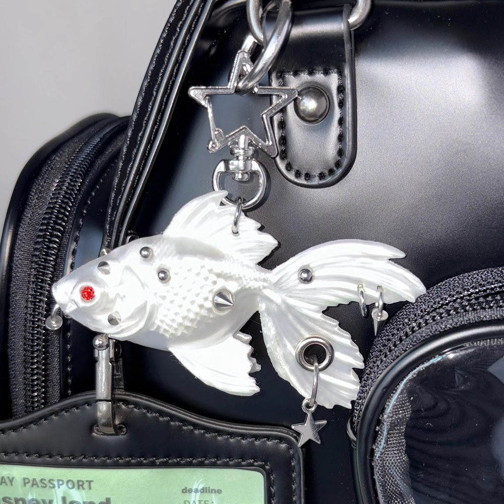 3D Printing Titanium - New Gothic Punk Goldfish 3D Printed