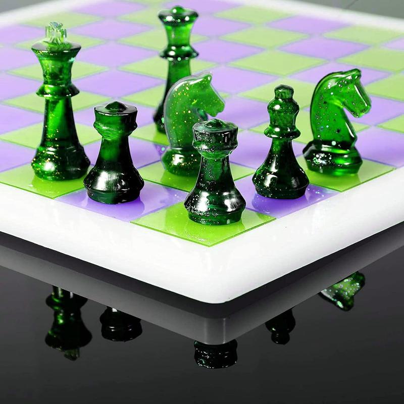 Resin Chess Set Mold With Ches - огляд і ціна 3D Printing Chess