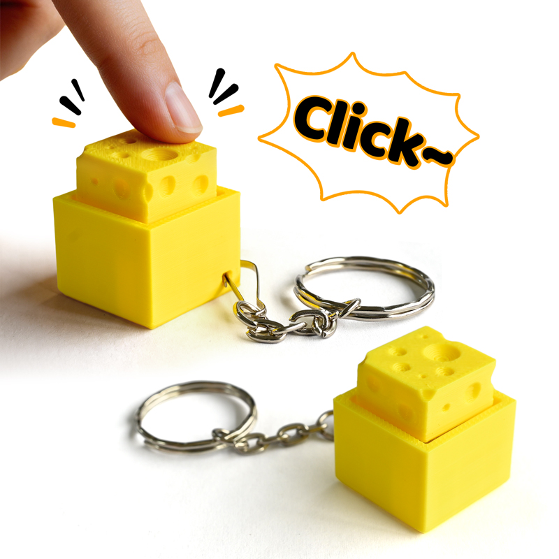 3D Printed Cheesy Key Fidget C - огляд і ціна 3D Printing Toys