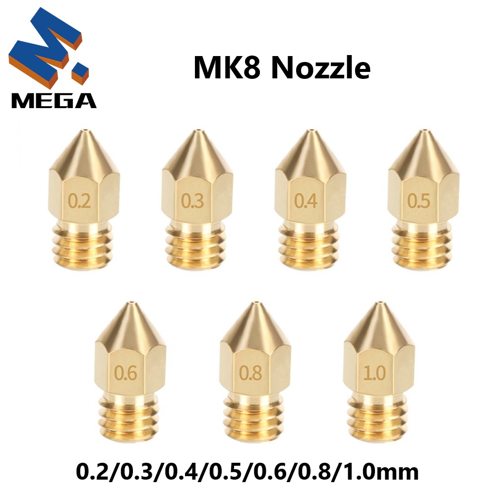 MK8 Brass Nozzle 0.2/0.3/0.35/ - огляд і ціна 3D Printing Ender