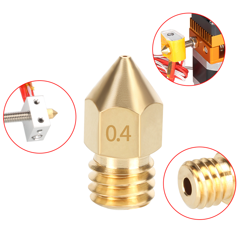 MK8 Brass Nozzle 0.2/0.3/0.35/ - огляд і ціна 3D Printing Ender