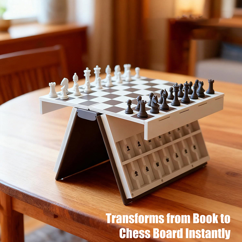 Chess Set 3D Printed Book Fold - огляд і ціна 3D Printing Chess