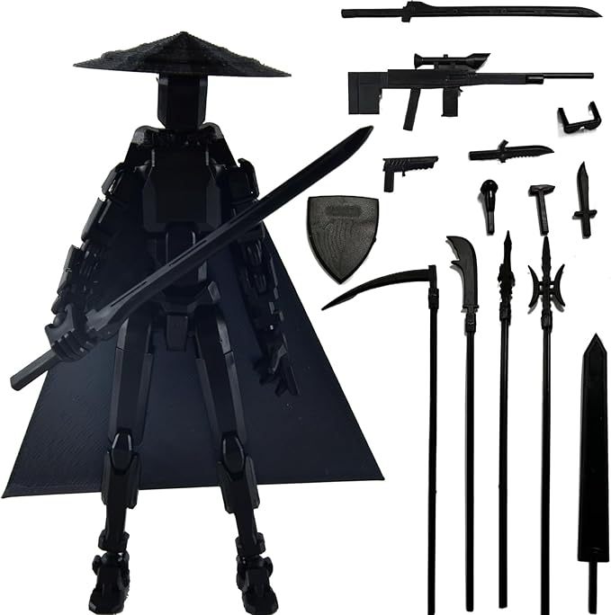 NEW 3D Articulated Figures Act - огляд і ціна 3D Printing Titanium