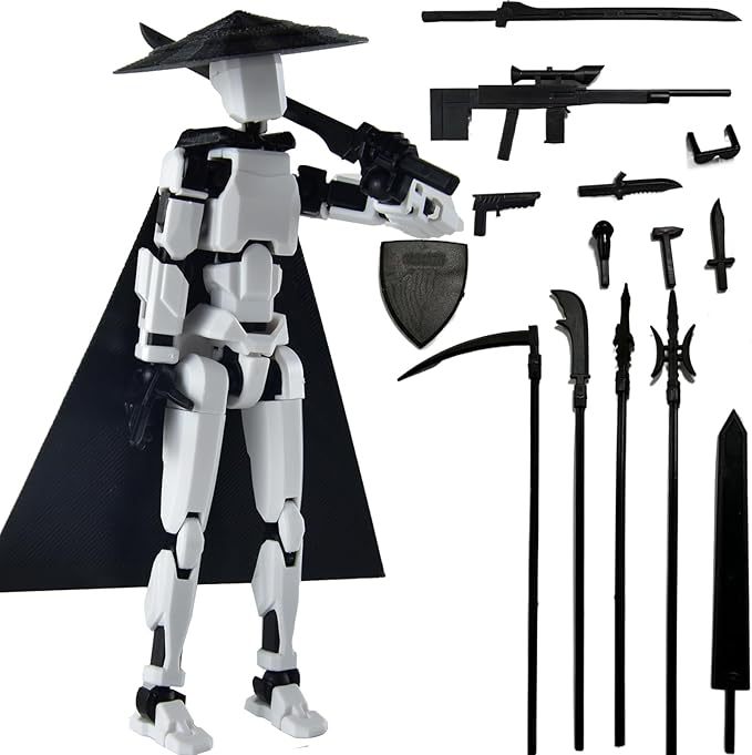 NEW 3D Articulated Figures Act - огляд і ціна 3D Printing Titanium