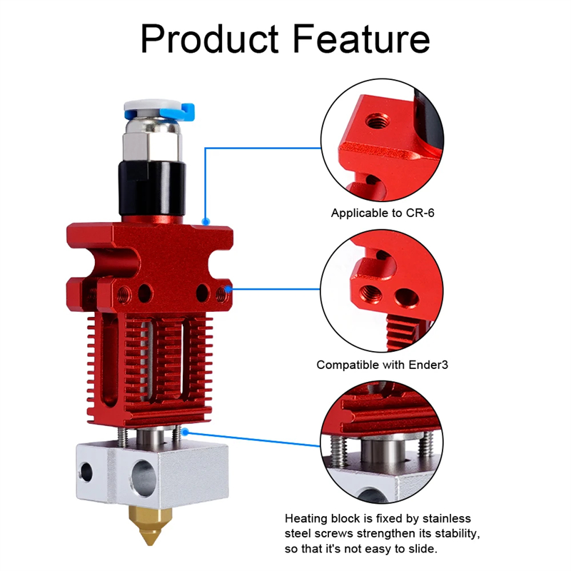 3D Printer Parts CR6 SE J-head - огляд і ціна 3D Printing Ender