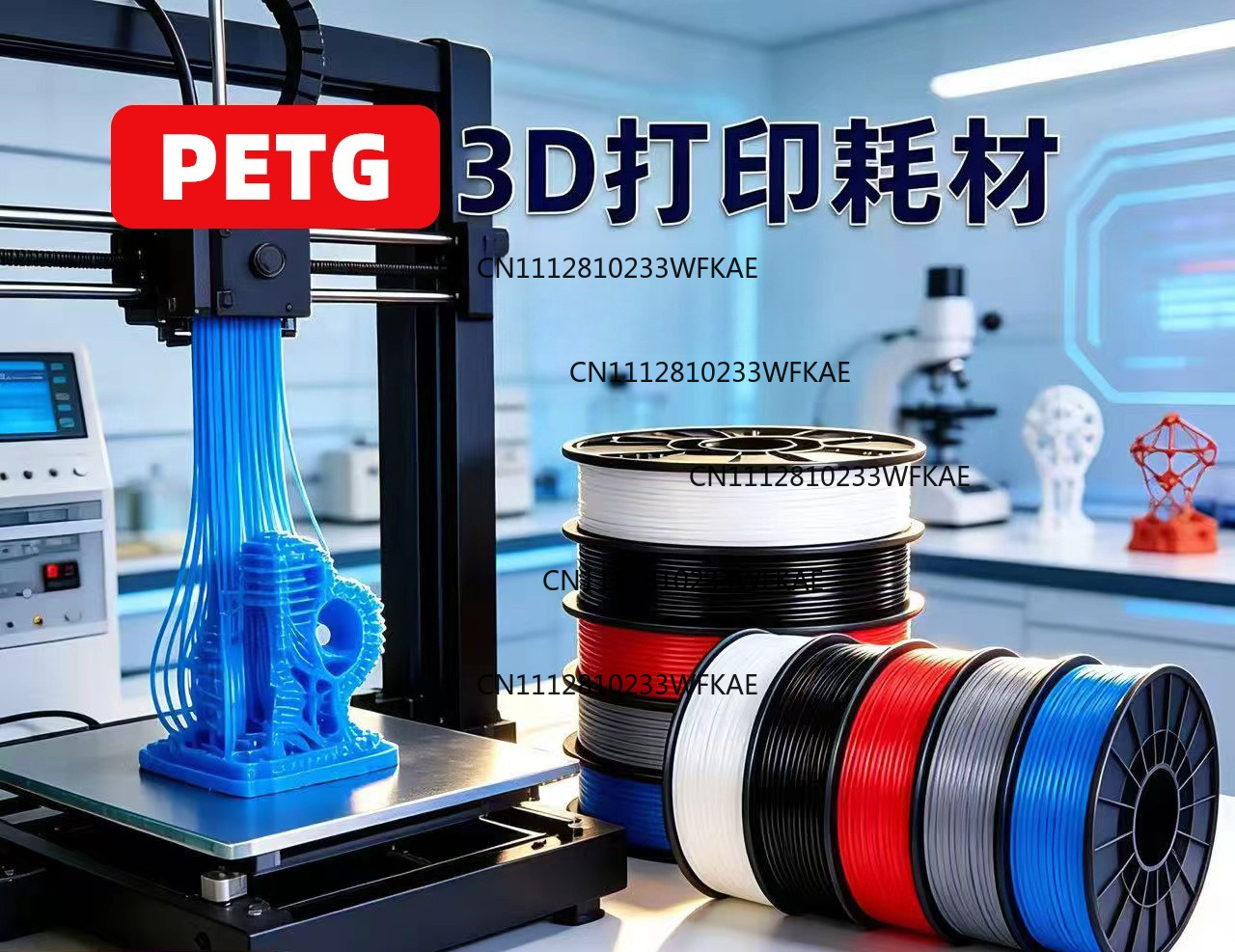 3D printing consumables PETG w - огляд і ціна 3D Printing Material