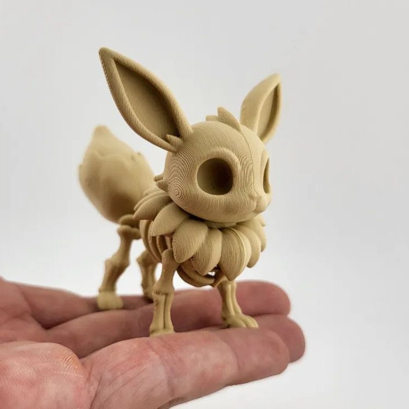 Pokémon Fossil Bone Model Eeve - огляд і ціна 3D Printing Material