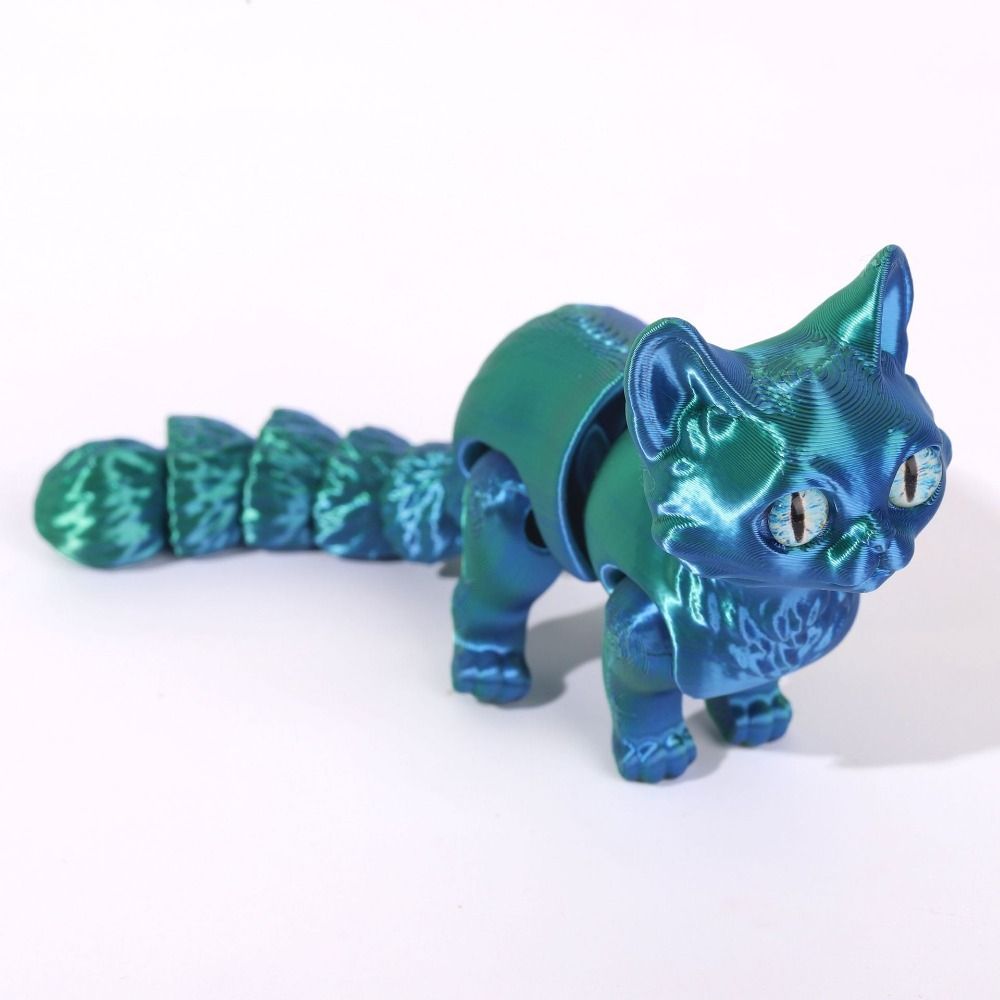 Big Eyes 3D Printed Cat Model  - огляд і ціна 3D Printing Material