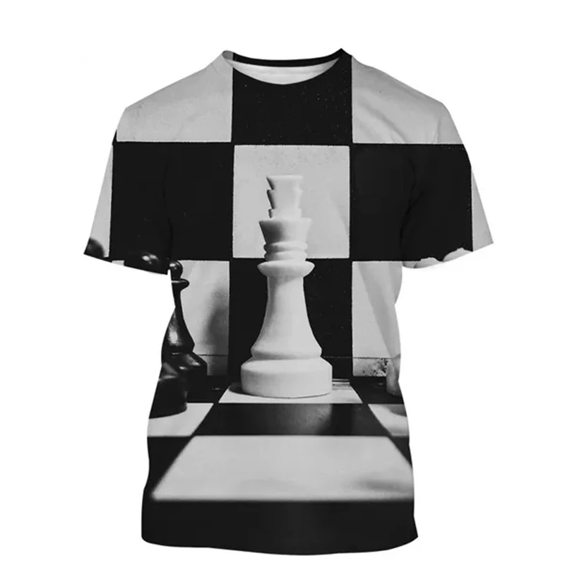 Chess T-shirt 3D Printing Desi - огляд і ціна 3D Printing Chess