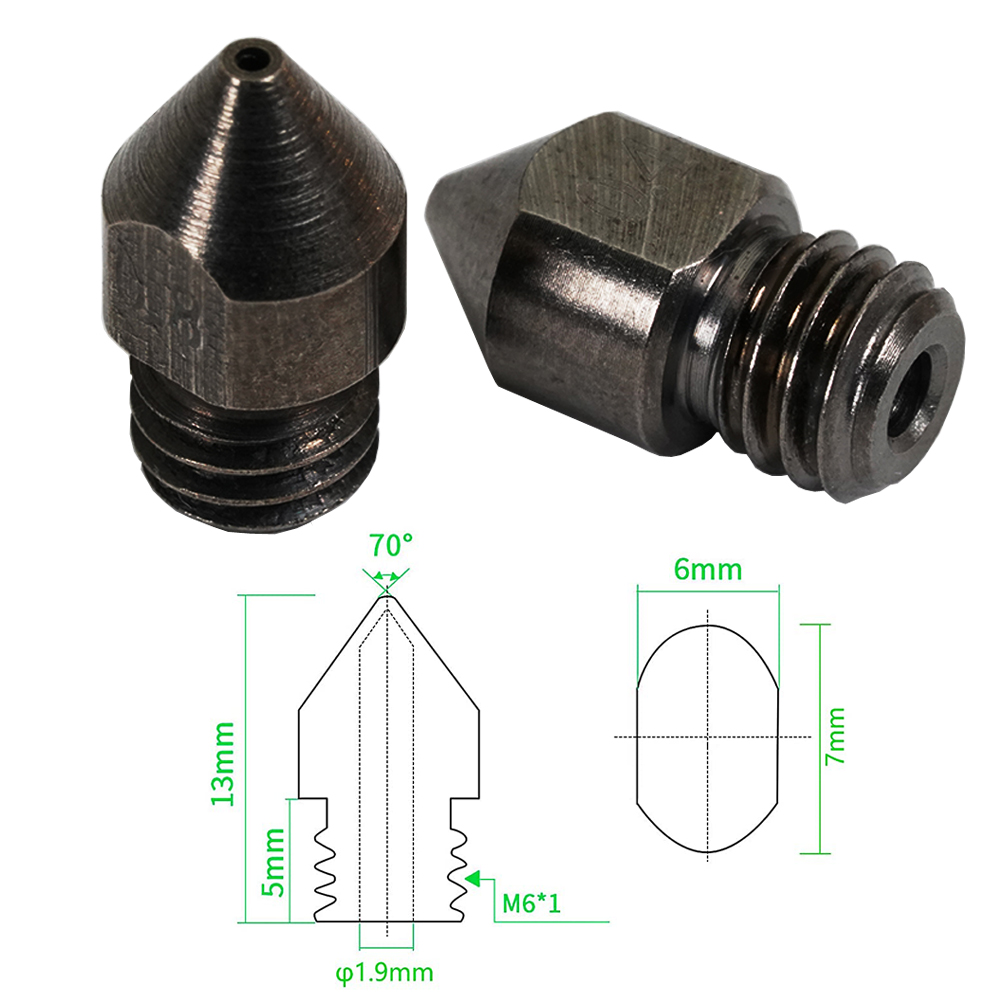 1.75mm MK8 3D Printer Hardened - огляд і ціна 3D Printing Ender
