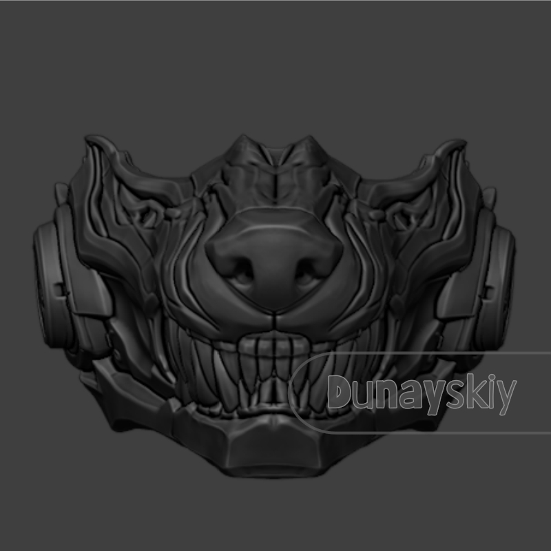 Love and Deepspace Valko Wolf  - огляд і ціна 3D Printing Mask