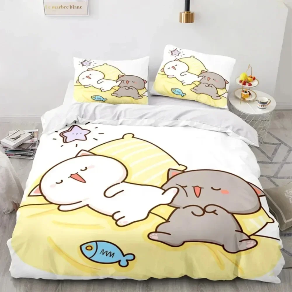 3D Cartoon Lovely Peach Cat Pr - огляд і ціна 3D Printing Quilting