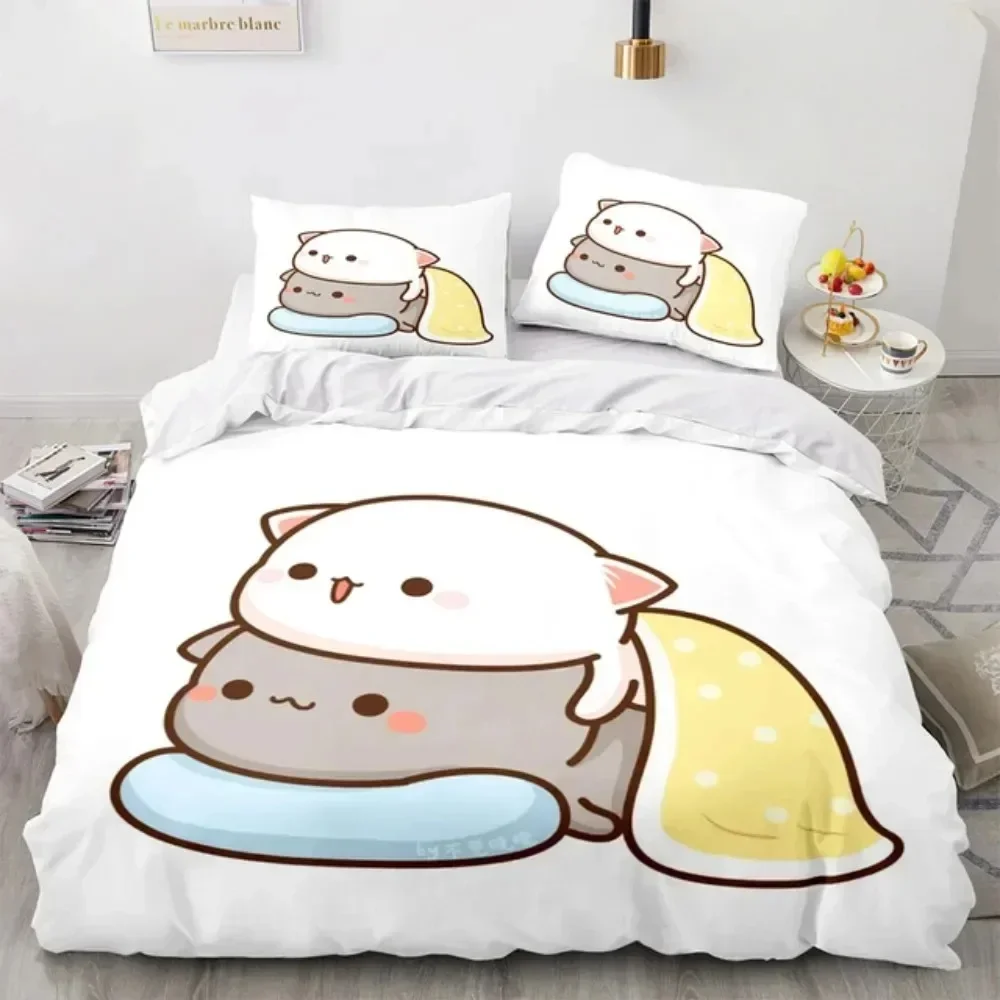 3D Cartoon Lovely Peach Cat Pr - огляд і ціна 3D Printing Quilting