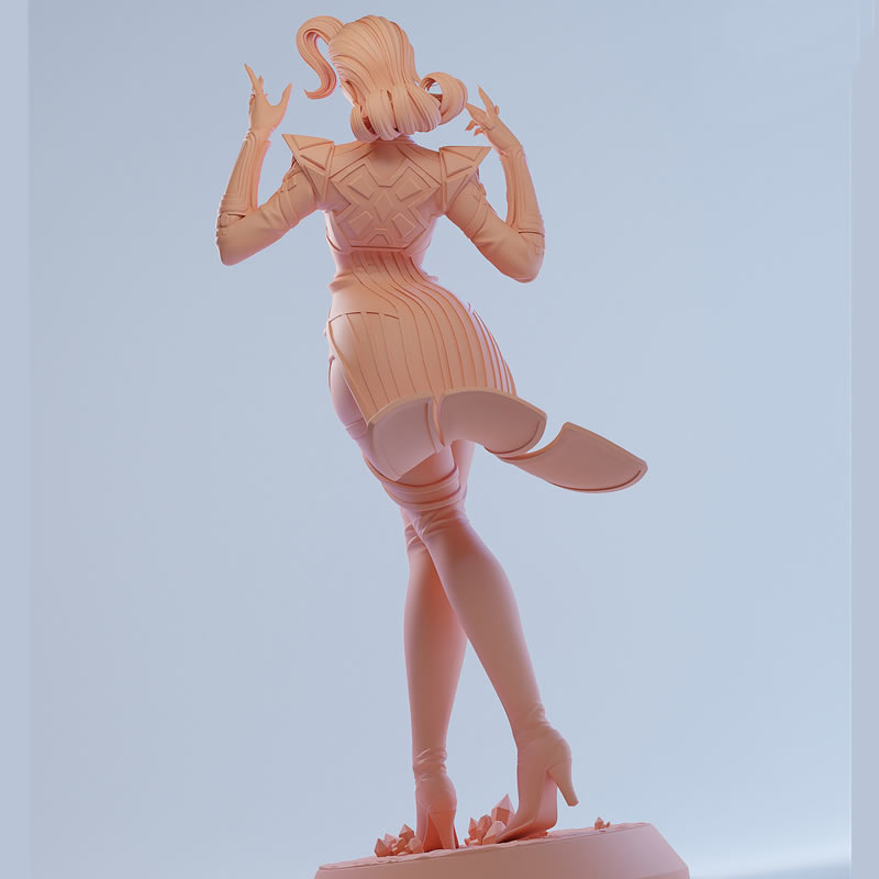 2 Styles Comic Character 6411  - огляд і ціна 3D Printing Character