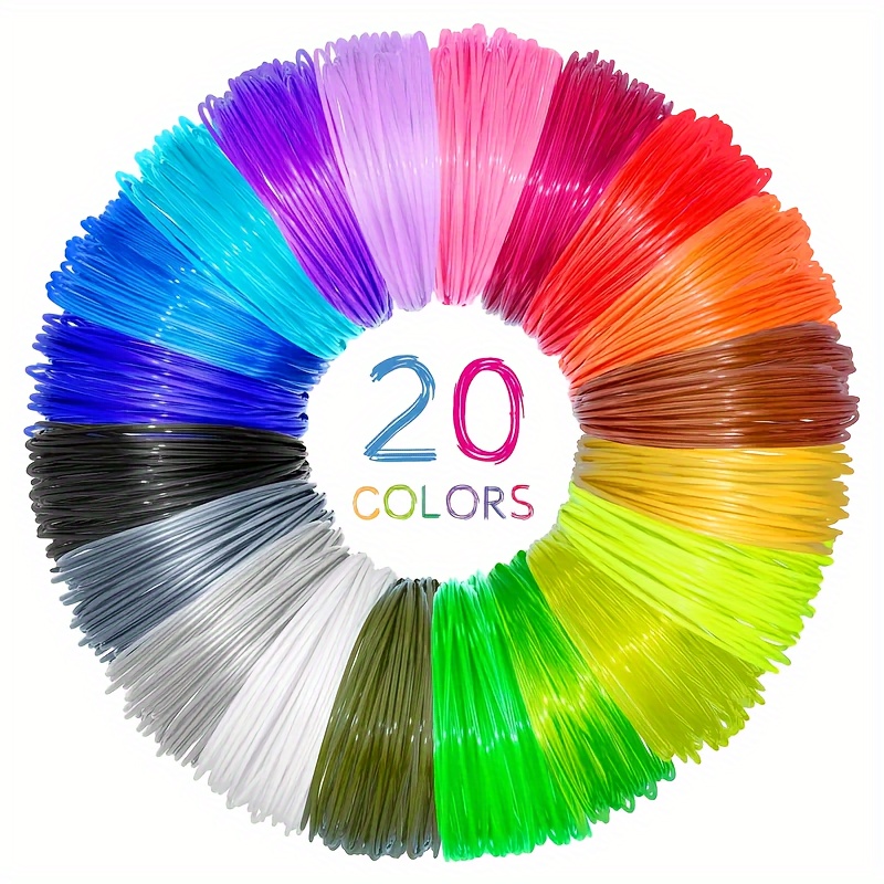 20 Color 3D Printing Pen Set D - огляд і ціна 3D Printing Nylon Filament