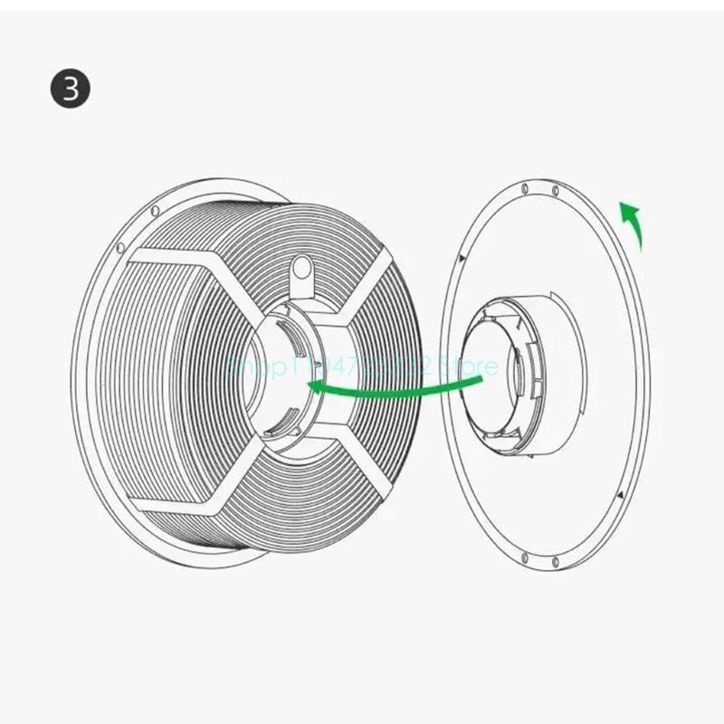 Black Filament Holder Reusable - огляд і ціна 3D Printing High Temperature Materials