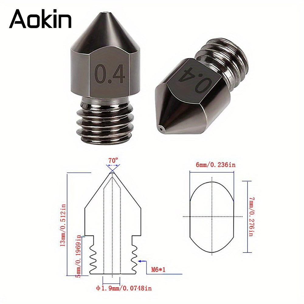 1/5/10PCS MK8 Nozzle Upgrade H - огляд і ціна 3D Printing Ender