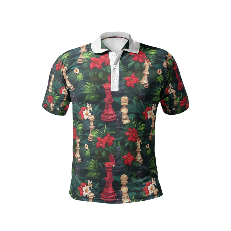 Chess King 3D Print Polo Shirt - огляд і ціна 3D Printing Chess