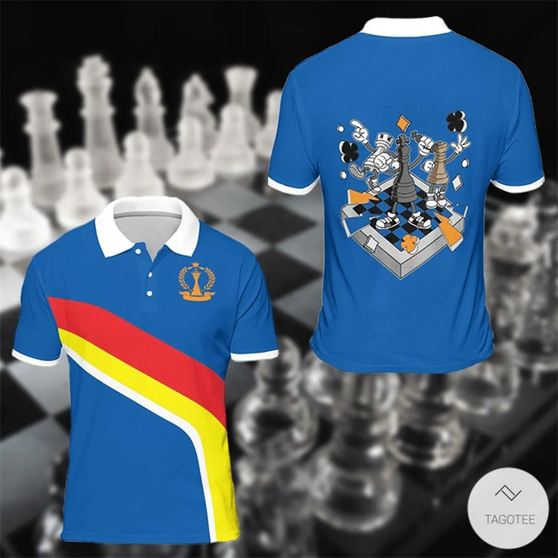 Chess King 3D Print Polo Shirt - огляд і ціна 3D Printing Chess