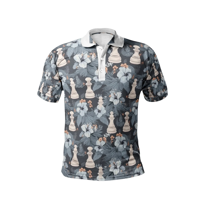 Chess King 3D Print Polo Shirt - огляд і ціна 3D Printing Chess