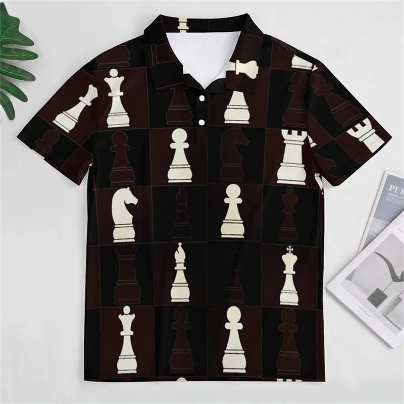 Chess King 3D Print Polo Shirt - огляд і ціна 3D Printing Chess