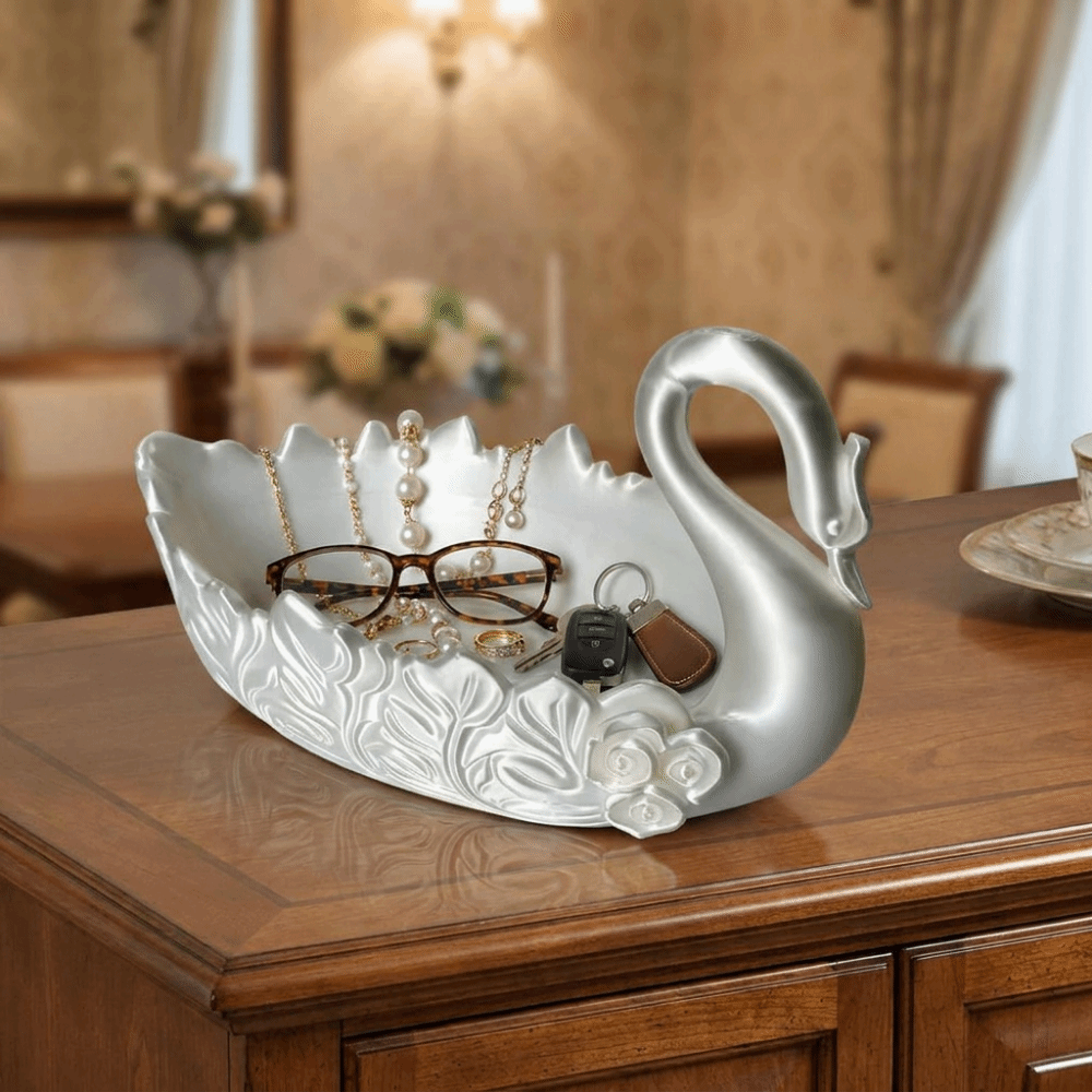 3D Printed Swan Shaped Jewelry - огляд і ціна 3D Printing Ring Holder