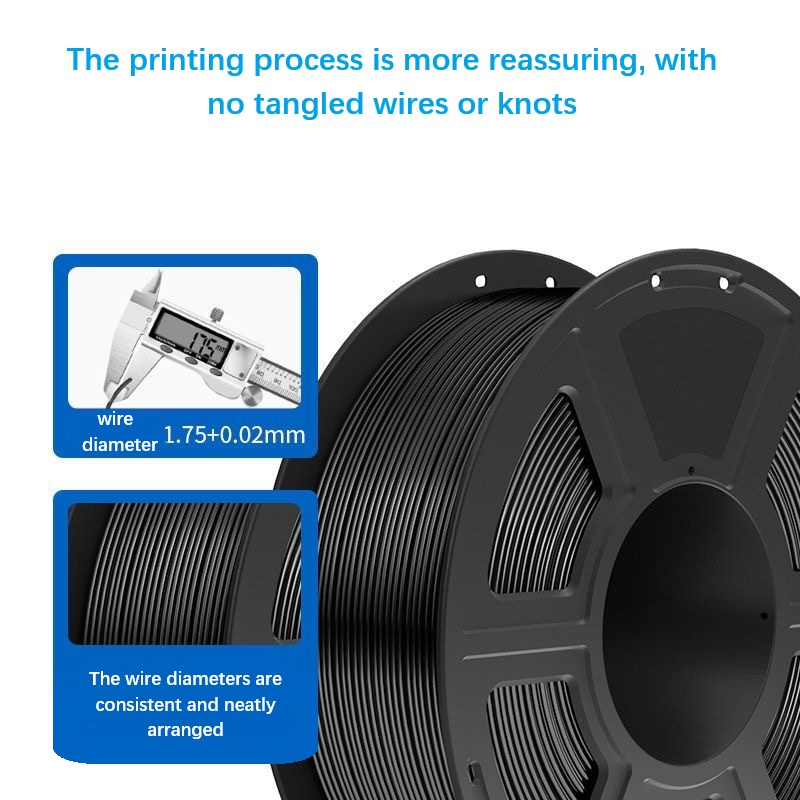 3D PLA Printer Filament Black  - огляд і ціна 3D Printing High Temperature Materials