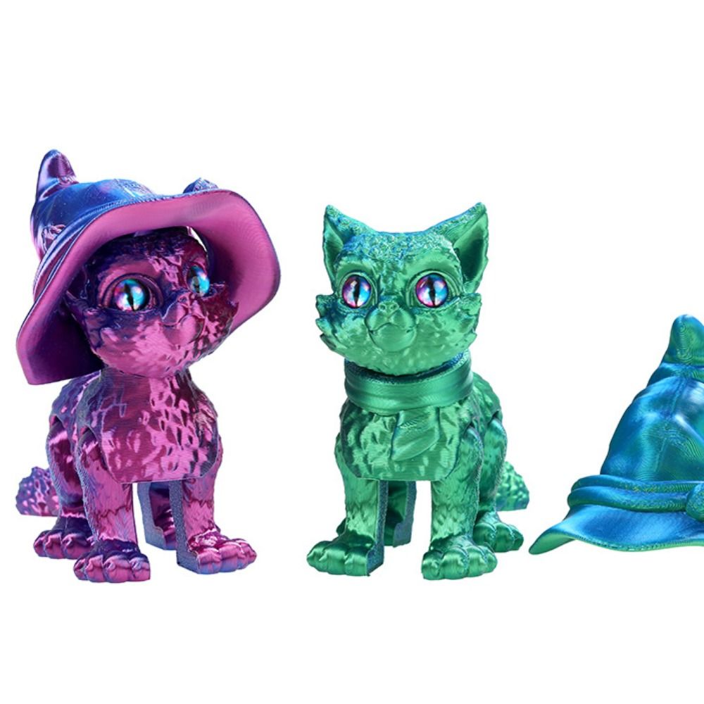 Big Eyes 3D Printed Cat Model  - огляд і ціна 3D Printing Material