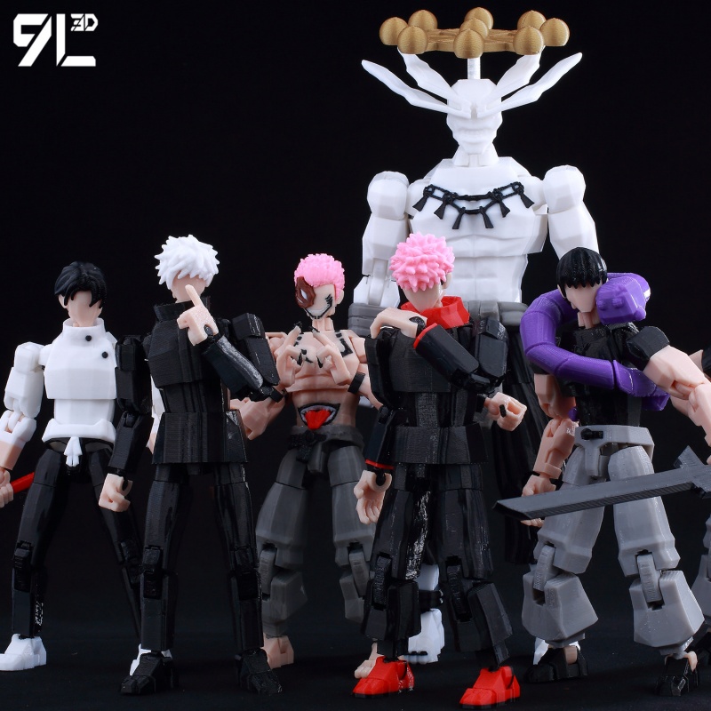 New Jujutsu Kaisen All Charact - огляд і ціна 3D Printing Titanium