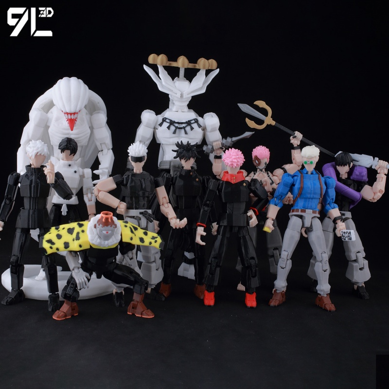 New Jujutsu Kaisen All Charact - огляд і ціна 3D Printing Titanium