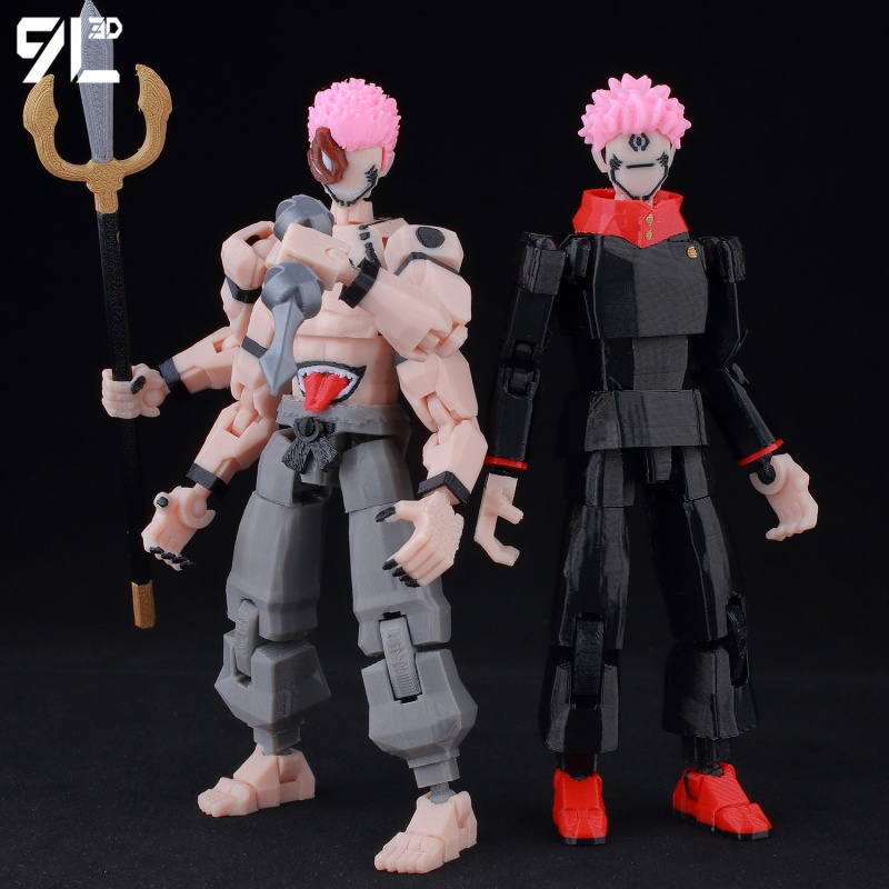 New Jujutsu Kaisen All Charact - огляд і ціна 3D Printing Titanium