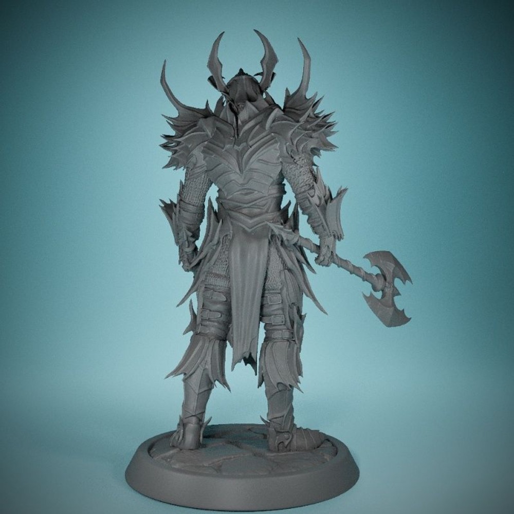 No Wings Demon Knight 3D Print - огляд і ціна 3D Printing Chess