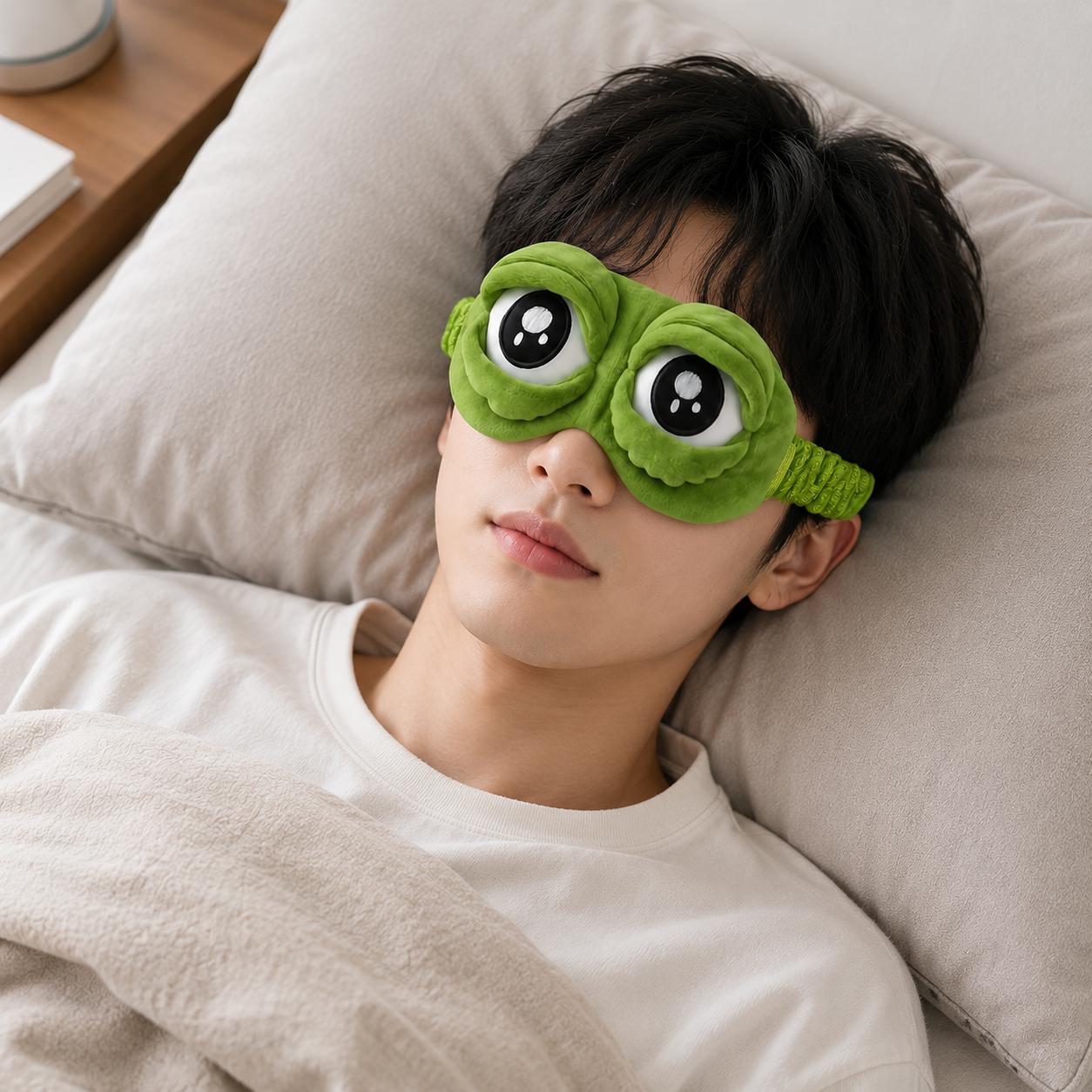 Sleep Eye Mask 3D Cute Frog Fu - огляд і ціна 3D Printing Mask