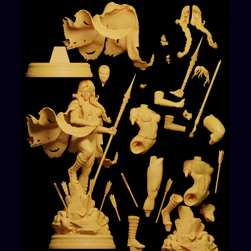 2 Styles Game Character 6677 V - огляд і ціна 3D Printing Character