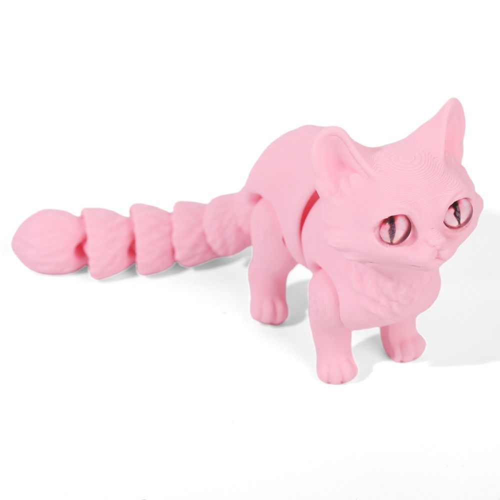 Big Eyes 3D Printed Cat Model  - огляд і ціна 3D Printing Material