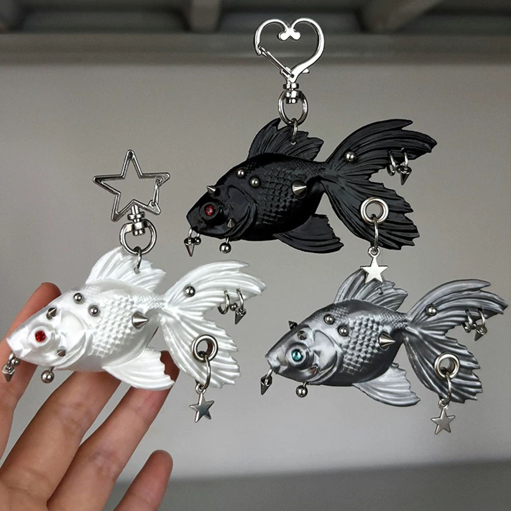 New Gothic Punk Goldfish 3D Pr - огляд і ціна 3D Printing Titanium