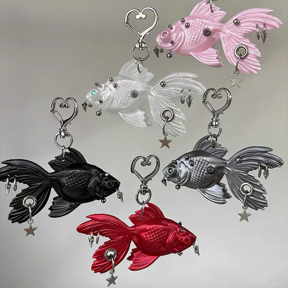 New Gothic Punk Goldfish 3D Pr - огляд і ціна 3D Printing Titanium