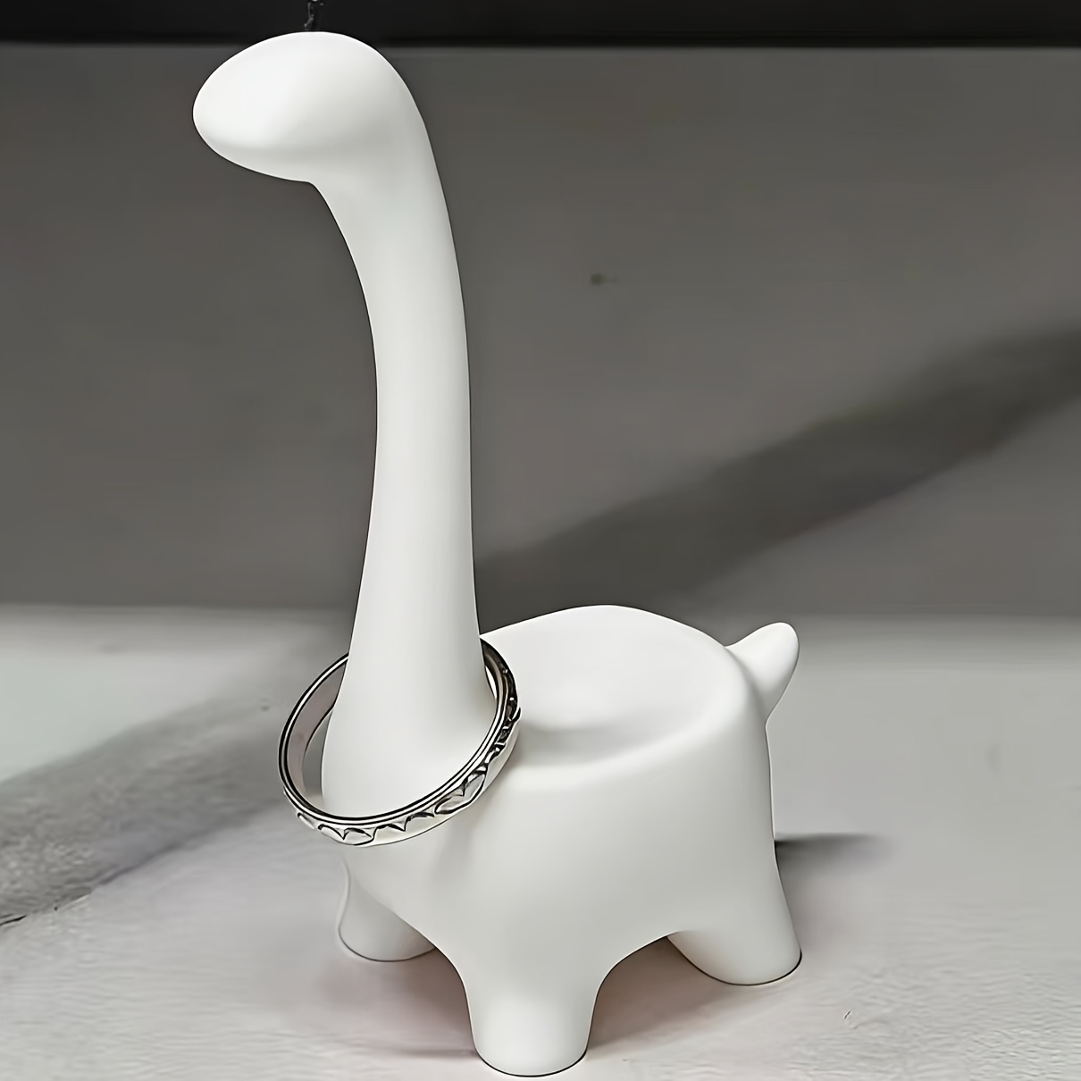 2Pcs Simple Long-Necked Dinosa - огляд і ціна 3D Printing Ring Holder