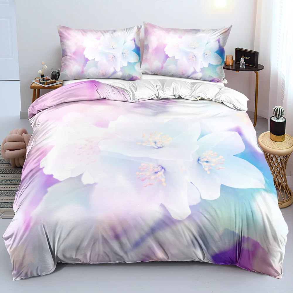 3D Design Flowers Duvet Cover  - огляд і ціна 3D Printing Quilting